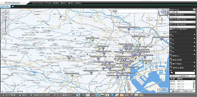 Motionboardでセールスフォースの取引先を地図にプロットしてみよう データのじかん