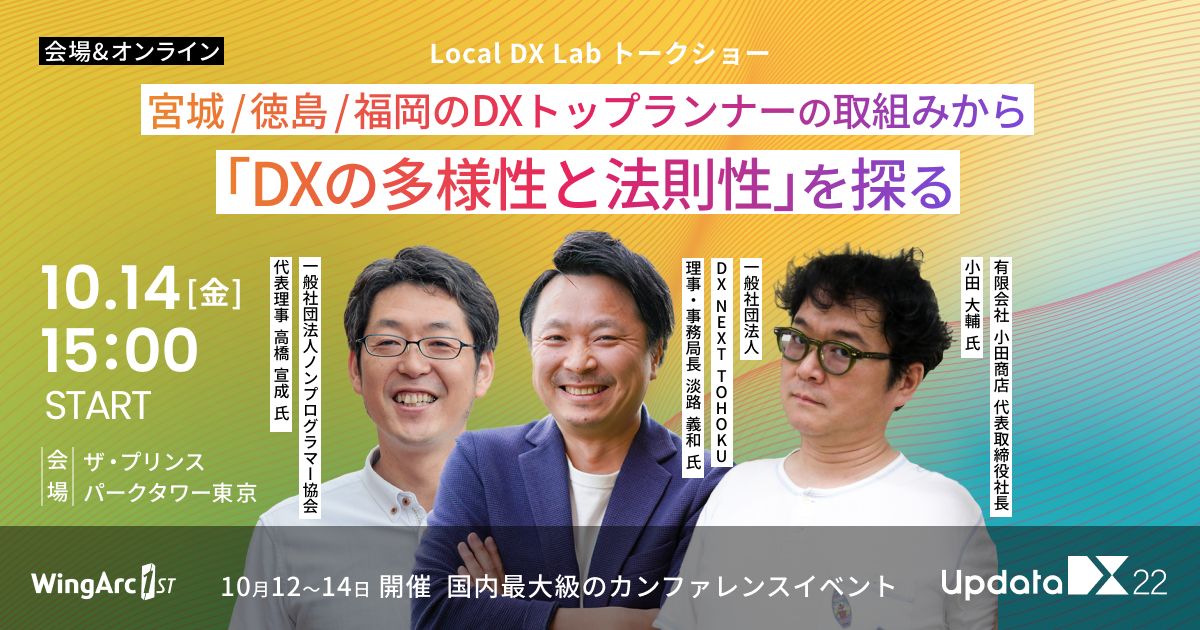Locl Dx Lab トークショー宮城・徳島・福岡