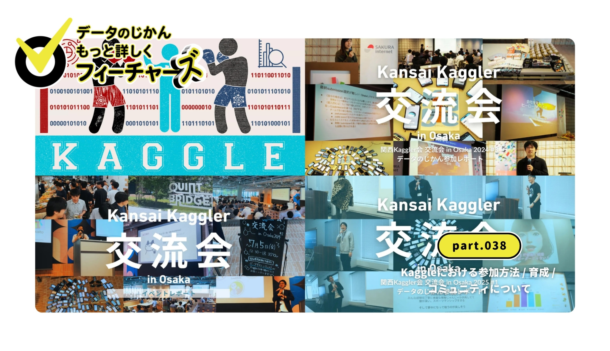 データのじかんフィーチャーズ｜part.038｜Kaggleにおける参加方法 / 育成 / コミュニティについて